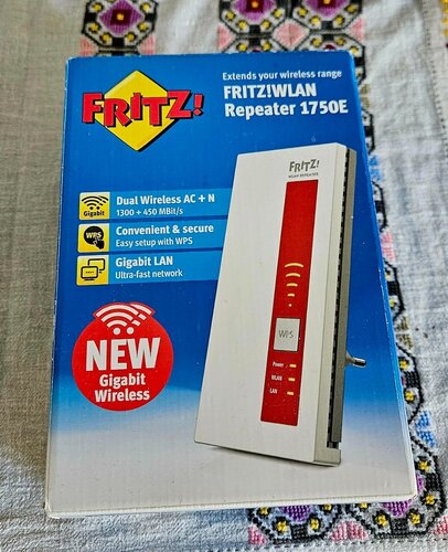 Περισσότερες πληροφορίες για "Fritz!repeater 1750"
