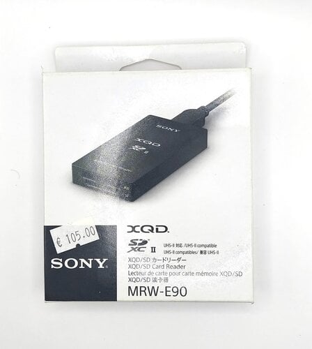 Περισσότερες πληροφορίες για "SONY MRW-E90 USB 3.1 XQD/SD card reader"