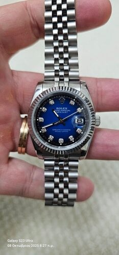 Περισσότερες πληροφορίες για "Rolex datejust 36 diamond blue gradient μείωση τιμής"