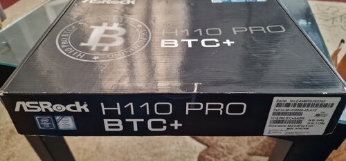 Περισσότερες πληροφορίες για "Asrock H110 Pro BTC+"