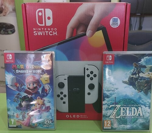 Περισσότερες πληροφορίες για "NINTENDO SWITCH OLED + 2GAMES"