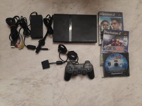Περισσότερες πληροφορίες για "Sony PlayStation 2 slim μεταχειρισμένη κονσόλα με 3 παιχνίδια και χειριστήριο"
