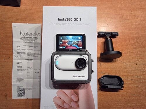 Περισσότερες πληροφορίες για "INSTA 360 GO 3"