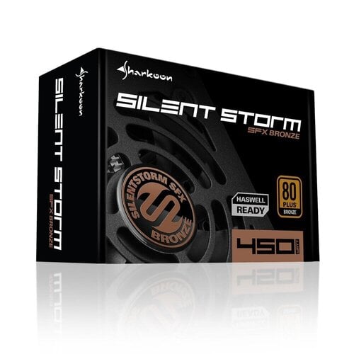 Περισσότερες πληροφορίες για "Sharkoon SilentStorm SFX Bronze (450W)"