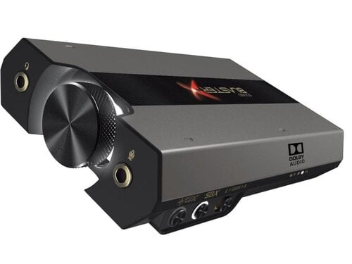 Περισσότερες πληροφορίες για "Creative Sound BlasterX G6 Εξωτερική USB Κάρτα Ήχου 7.1"