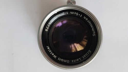 Περισσότερες πληροφορίες για "Vintage φακός Ernst Leitz Wetzlar Summicron 5cm 1:2"