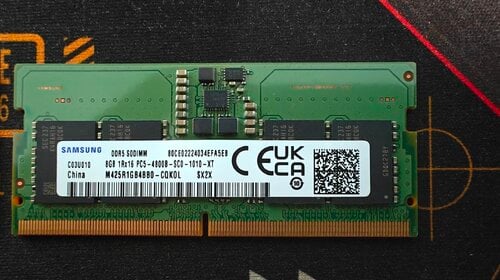 Περισσότερες πληροφορίες για "Samsung DDR5 SODIMM 2x8GB και Ταχύτητα 4800Mhz"