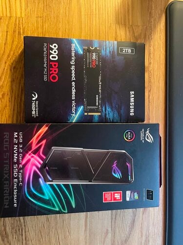 Περισσότερες πληροφορίες για "Samsung 990 PRO (2 TB/PCI Express 4.0) + Rog Strix Arion"