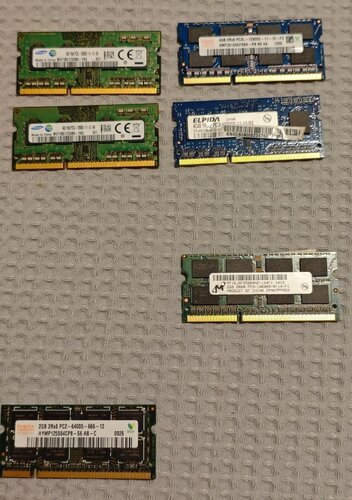 Περισσότερες πληροφορίες για "Ram laptop SODIMM DDR3, DDR2"