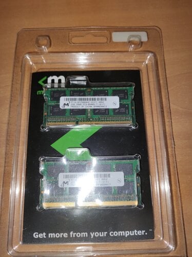 Περισσότερες πληροφορίες για "Ram Micron  1066Mhz SO-DIMM DDR3 2x2GB"