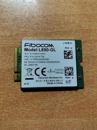 Περισσότερες πληροφορίες για "WWAN CARDS 3G-4G/LTE - LENOVO THINKPAD"