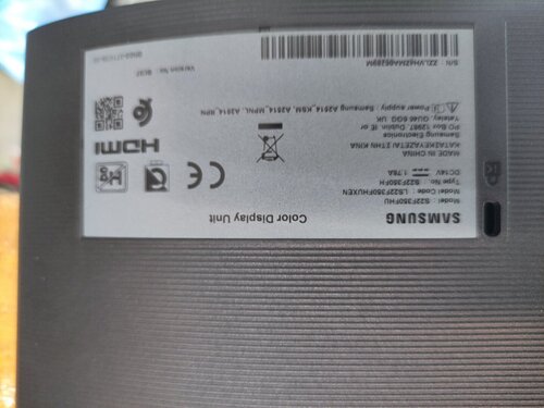 Περισσότερες πληροφορίες για "Samsung S22F350FHU (21.5"/Full HD)"