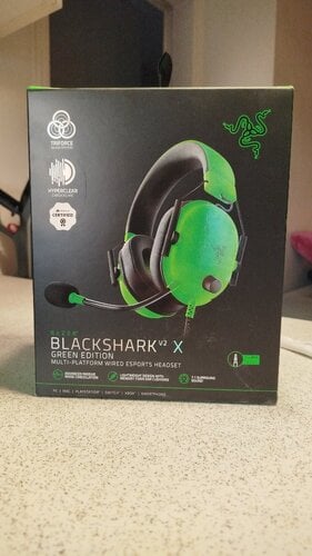 Περισσότερες πληροφορίες για "Razer Blackshark V2 X (Μαύρο, Πράσινο/Ενσύρματα)"