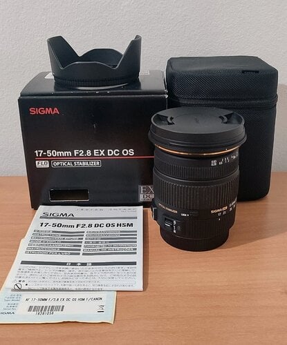 Περισσότερες πληροφορίες για "sigma 17-50mm f/2.8 για Canon / ανταλλαγη με osmo"