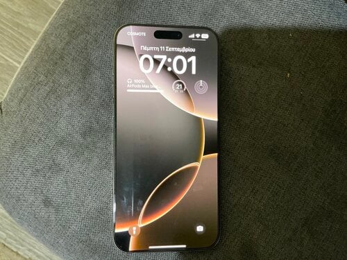 Περισσότερες πληροφορίες για "iPhone 16 Pro max Natural titanium 512GB iStorm με 1 χρόνο εγγύηση 100% μπαταρία"