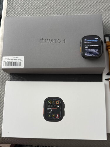 Περισσότερες πληροφορίες για "APPLE WATCH ULTRA 2 BLACK 100% ΜΠΑΤΑΡΙΑ"