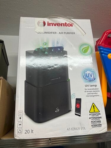 Περισσότερες πληροφορίες για "Inventor Atmosphere XL Αφυγραντήρας"