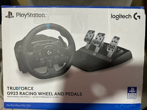 Περισσότερες πληροφορίες για "Logitech G G923 Racing Wheel and Pedals for PS5 (Μαύρο/Ενσύρματα)"