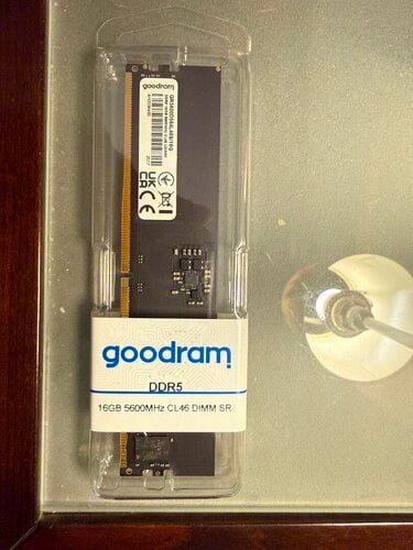 Περισσότερες πληροφορίες για "Μνήμη GoodRam SODIMM, DDR5, 16 GB, 5600 MHz, CL46 (GR5600S564L46S/16G)"