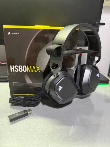 Περισσότερες πληροφορίες για "Corsair HS80MAX Gaming Headset"