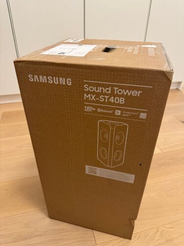 Περισσότερες πληροφορίες για "Samsung Sound Tower MX-ST40B"
