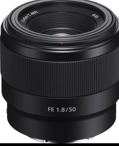 Περισσότερες πληροφορίες για "Sony Full Frame Lens  50mm f/1.8"