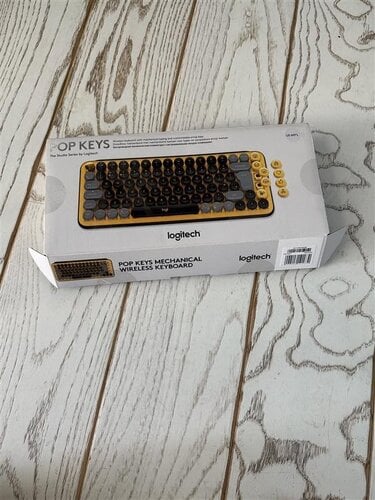 Περισσότερες πληροφορίες για "Logitech pop keys blast γκρι μαύρο κίτρινο Wireless"