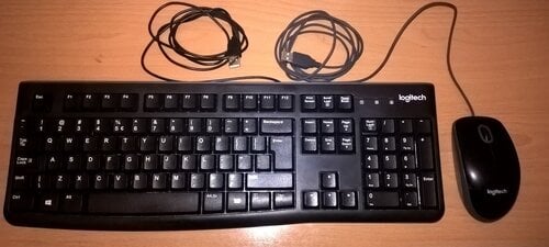 Περισσότερες πληροφορίες για "Logitech πληκτρολόγιο και ποντίκι MK120"