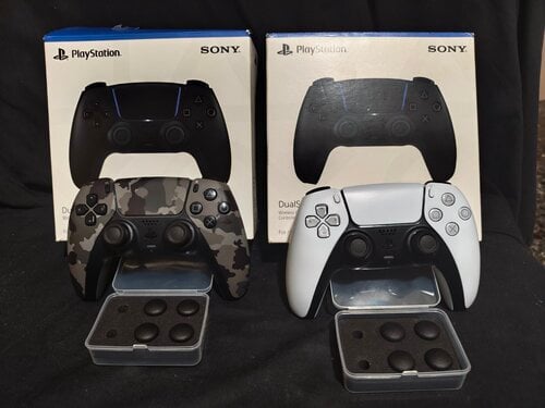 Περισσότερες πληροφορίες για "ps5 Sony DualSense  hall effect TMR edge Thumbsticks Camouflage camo/white"