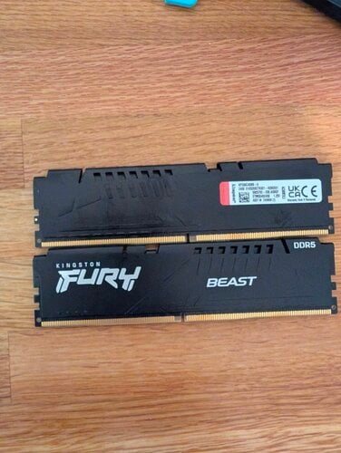 Περισσότερες πληροφορίες για "Kingston Technology FURY Beast (16 GB/DDR5/5600MHz)"