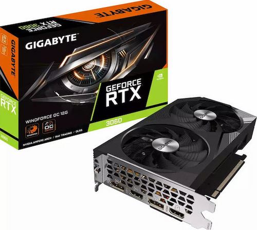 Περισσότερες πληροφορίες για "Gigabyte GeForce RTX 3060 WINDFORCE OC 12G (rev. 2.0)"