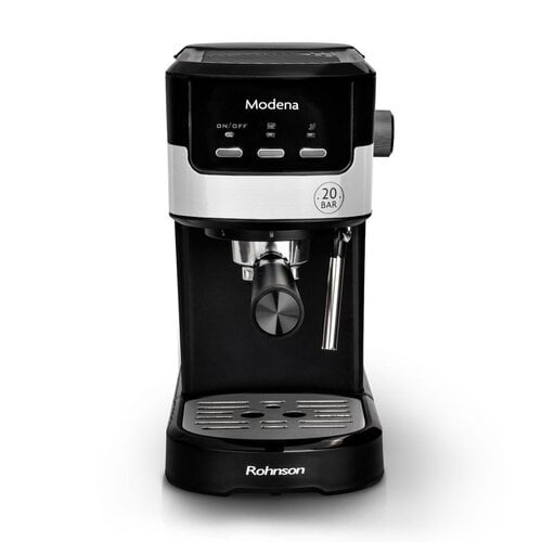 Περισσότερες πληροφορίες για "Rohnson Modena Μηχανή Espresso 1100W Πίεσης 20bar - BioloMix Αυτόματος Μύλος 30 Grinding Settings 30"