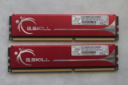 Περισσότερες πληροφορίες για "G.SKILL 4GB (2x2GB) DDR3 1600MHz CL9-9-9-24"