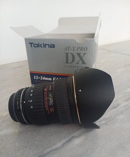 Περισσότερες πληροφορίες για "Tokina 12-24mm F4.0 AF Pro DX II για F mount, Canon 50mm F1.8 STM"