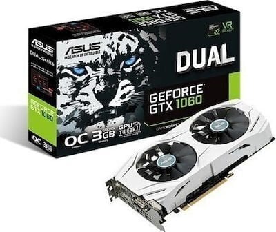 Περισσότερες πληροφορίες για "ASUS GeForce GTX 1060 3GB"