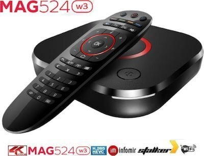 Περισσότερες πληροφορίες για "Infomir TV Box MAG524W3 4K UHD με WiFi USB 2.0 / USB 3.0 1GB RAM"